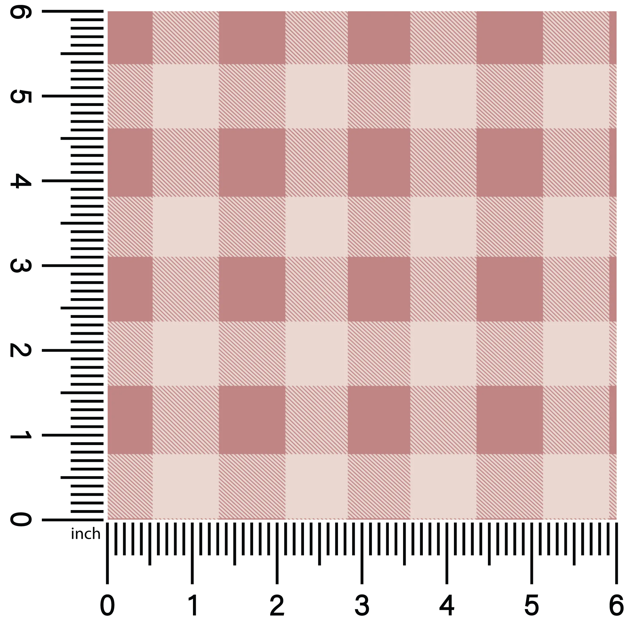 Dusty Pink Plaid | 18" Vinyl Roll