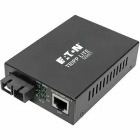 Eaton Tripp Lite Series Gigabit Multimode Fiber to Ethernet Media Converter, POE  - 10/100/1000 SC, 850 nm, 550M (1804.46 ft.)