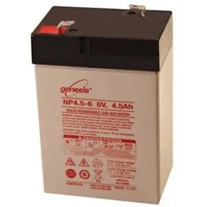 Enersys Genesis Yuasa NP4.5-6 Battery - 6 Volt 4.5 Ah