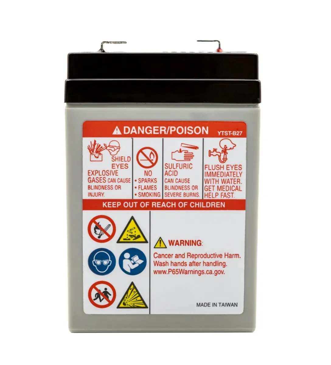 Enersys Genesis Yuasa NP4.5-6 Battery - 6 Volt 4.5 Ah