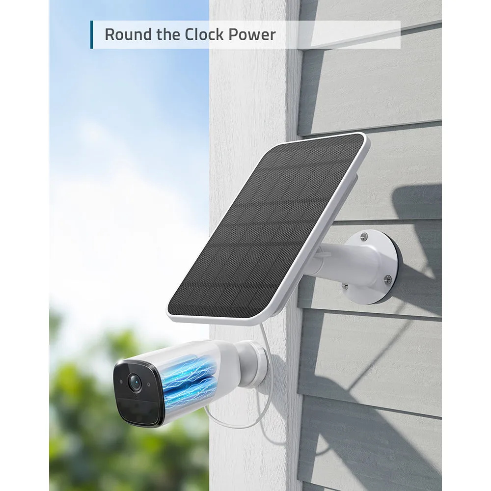 Eufy C210 2K Security Camera with Solar Panel - White | E8B00324