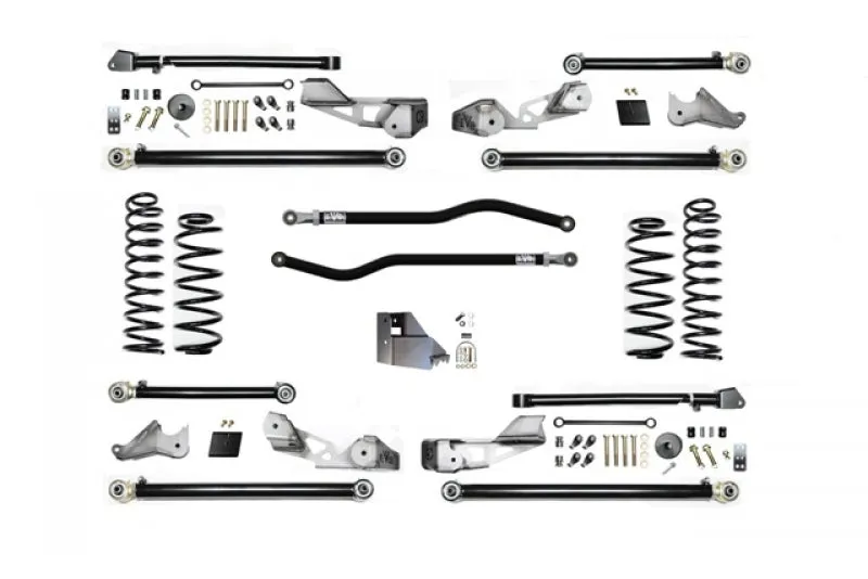 EVO 4.5" SUSPENSION KITS JLU HIGH CLEARANCE LONG ARM SUSPENSION SYSTEM PLUS ( 4 DOOR ONLY ) サスペンション リフトキット JLラングラー