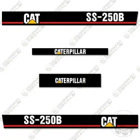 Fits Caterpillar SS250B Decal Kit Soil Stabilizer