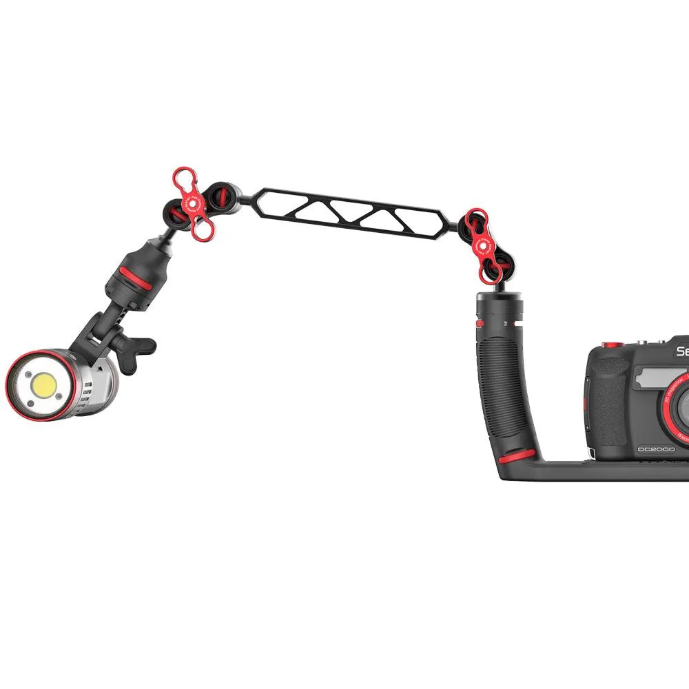 Flex-Connect Ball Arm Kit (Includes SL995/SL999 Ball Joints, SL9909 8” Ball Arm, 2x SL9907 1” Ball Clamps) 15”/38cm total length