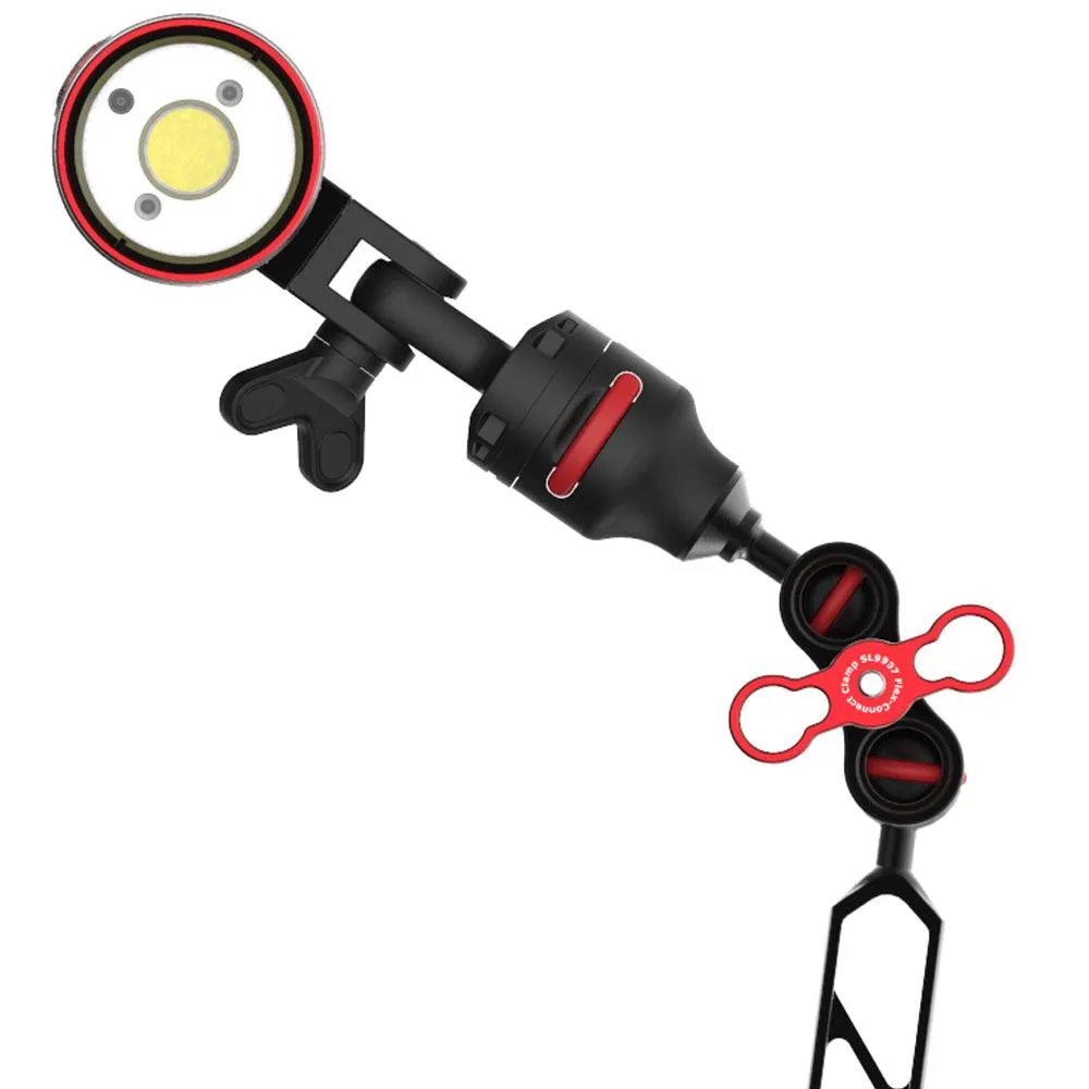 Flex-Connect Ball Arm Kit (Includes SL995/SL999 Ball Joints, SL9909 8” Ball Arm, 2x SL9907 1” Ball Clamps) 15”/38cm total length