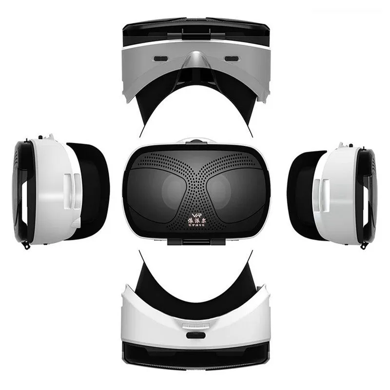 Gafas-3D Eyelasses Blue Lens VR Headset Goggles Gamepad Set Virtual Reality Glasses for Lenovo Sony LG Movie Game Virtual Viewer