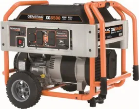 Generac Xg Series Portable Generator' 6500 Watt' Gas