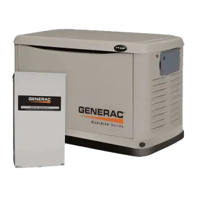 Generac/Honeywell 7058/6441 11kW Guardian Standby Generator w/Smart Transfer Switch New