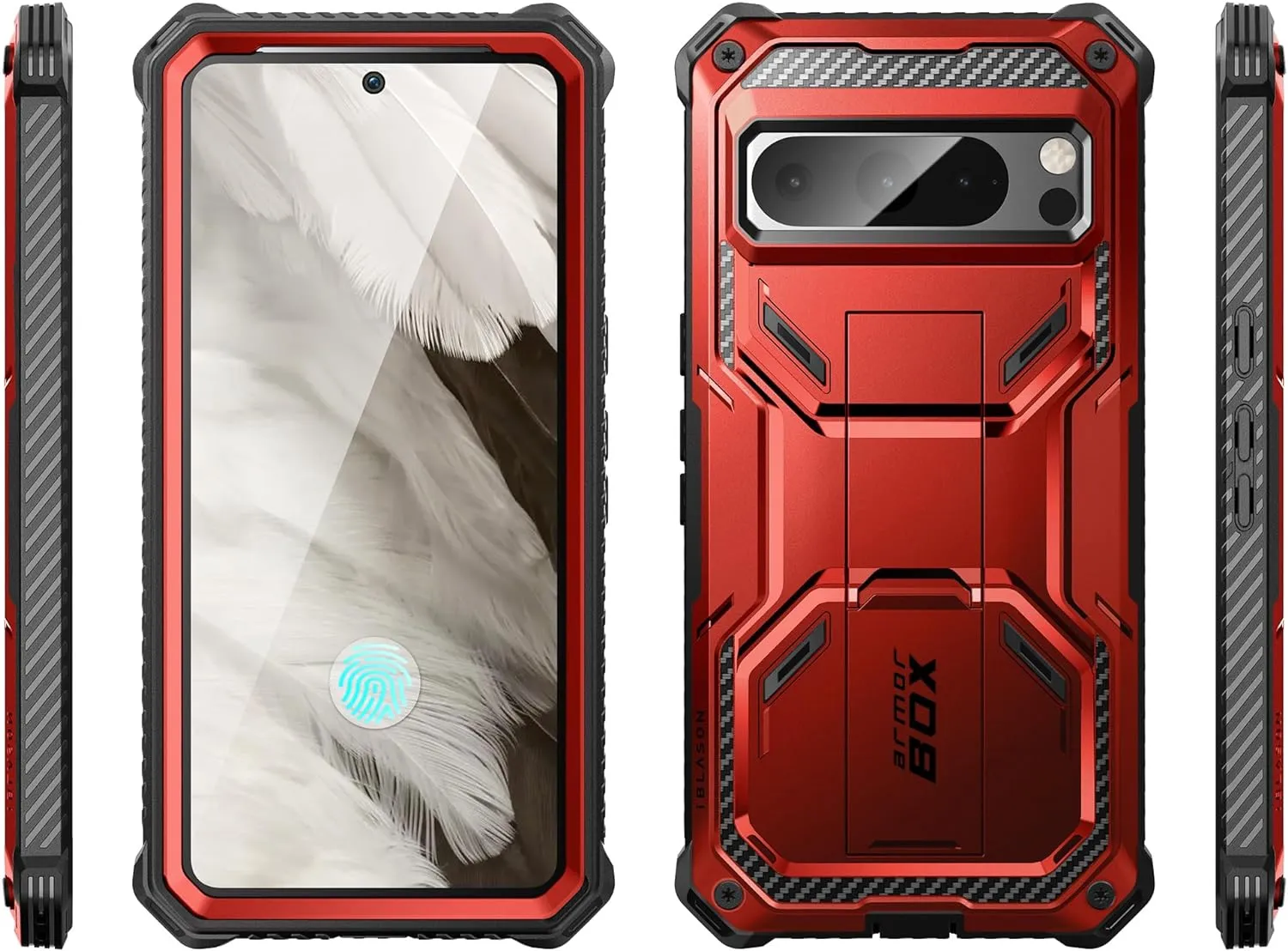 Google Pixel 8 Pro Case  Built-in Screen Protector  Bumper Protective Phone Case