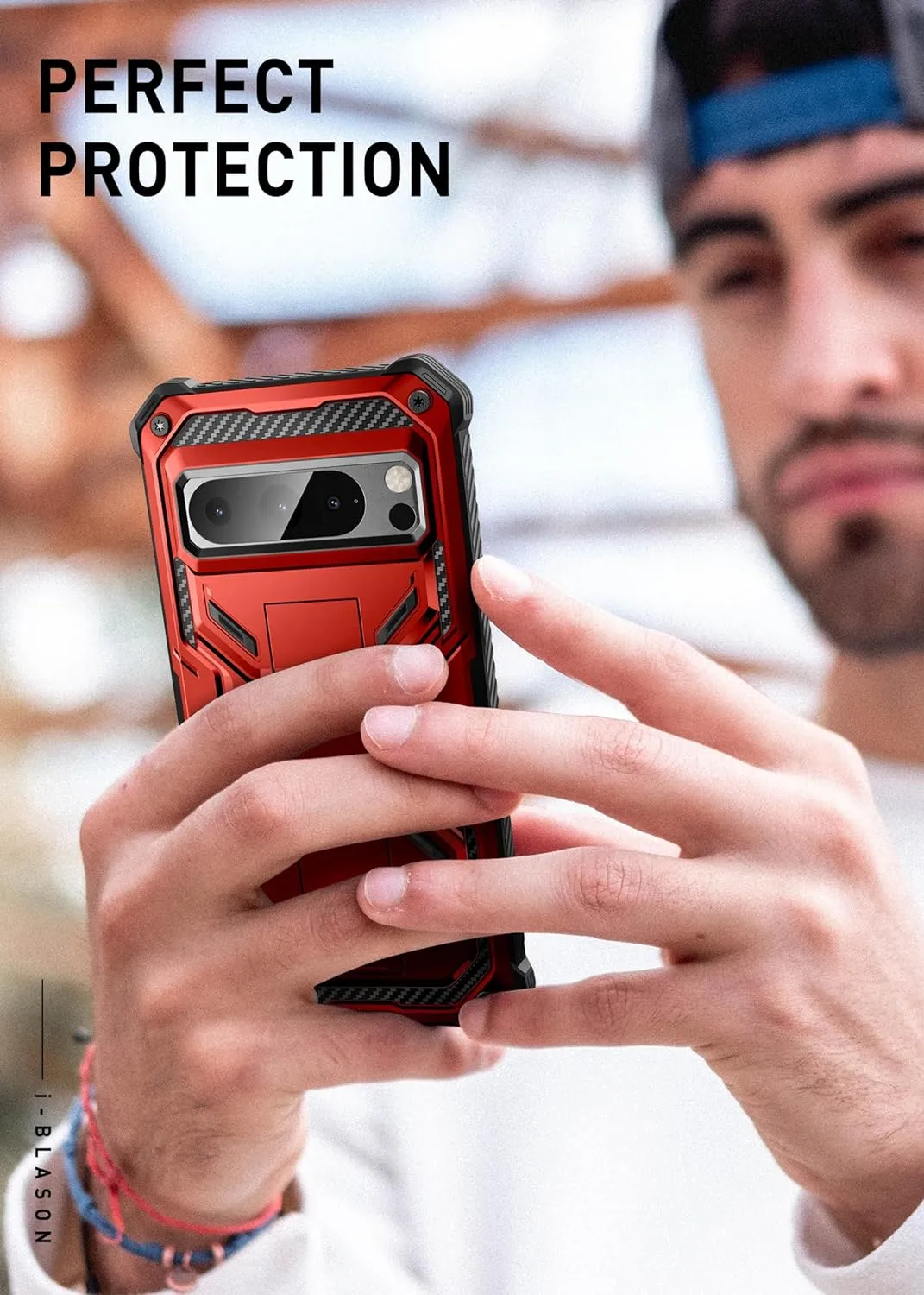 Google Pixel 8 Pro Case  Built-in Screen Protector  Bumper Protective Phone Case