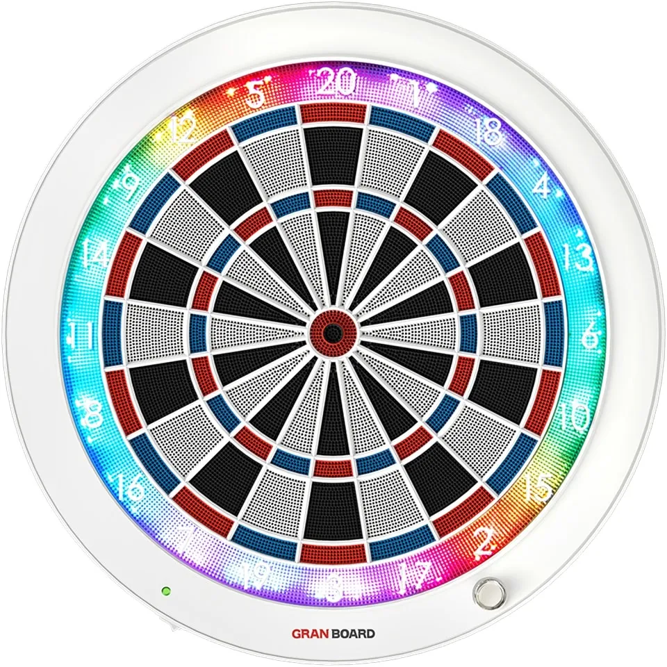 Gran Darts Gran Board 3S Bluetooth Electronic Dartboard - Limited Edition White