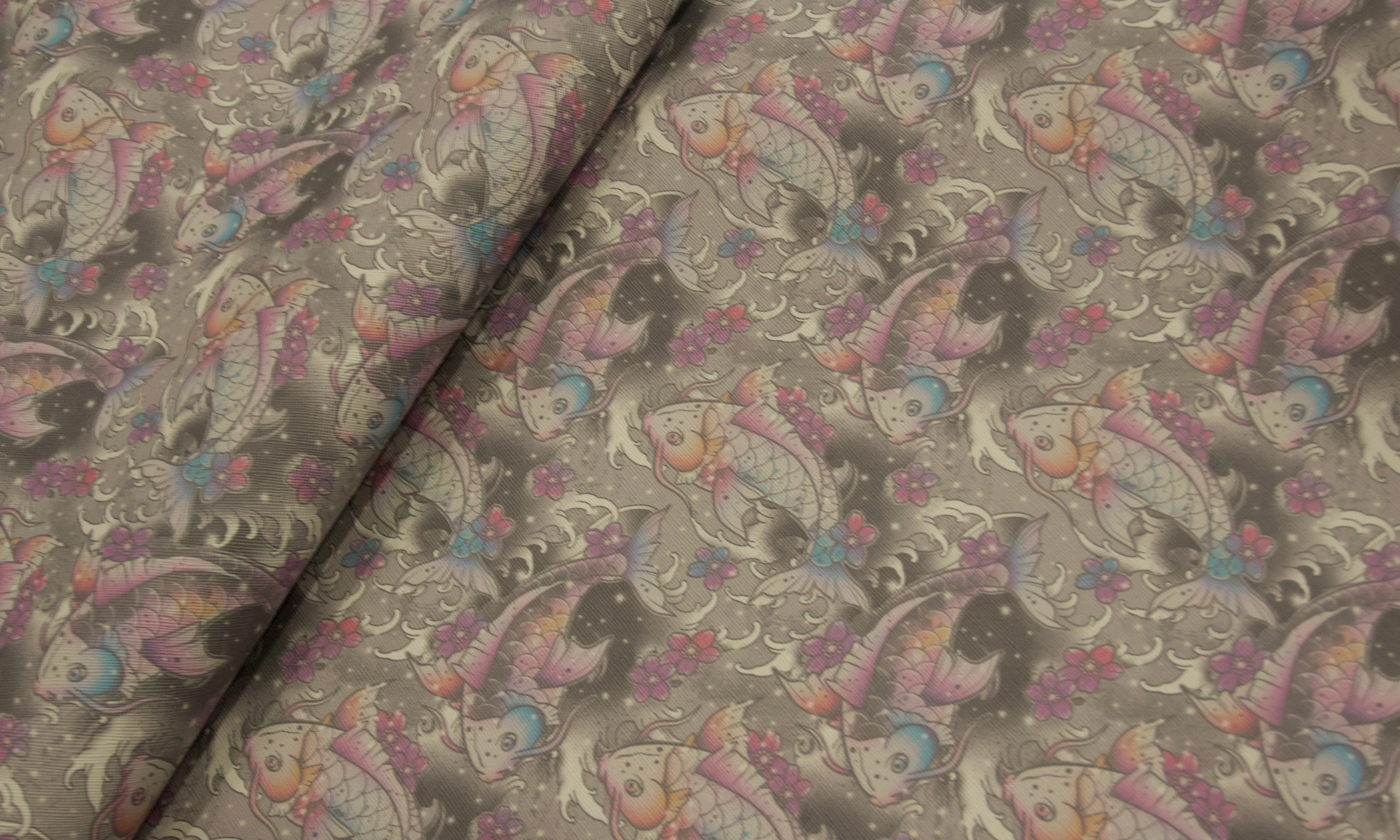 Grey Koi | 18" Vinyl Roll