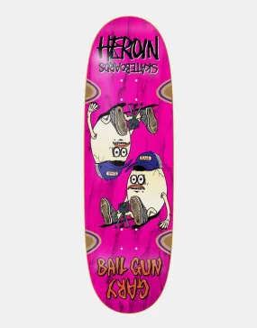 Heroin Bail Gun Gary 4 Skateboard Deck - 9.75”