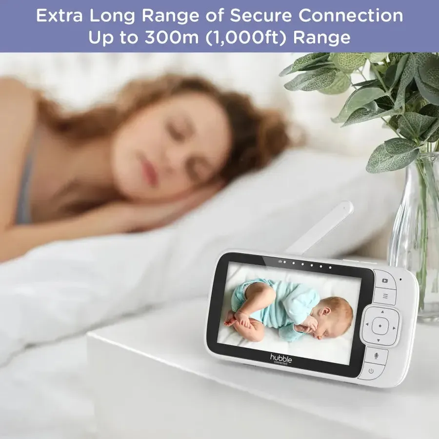Hubble Connected Nursery View Premium (White)