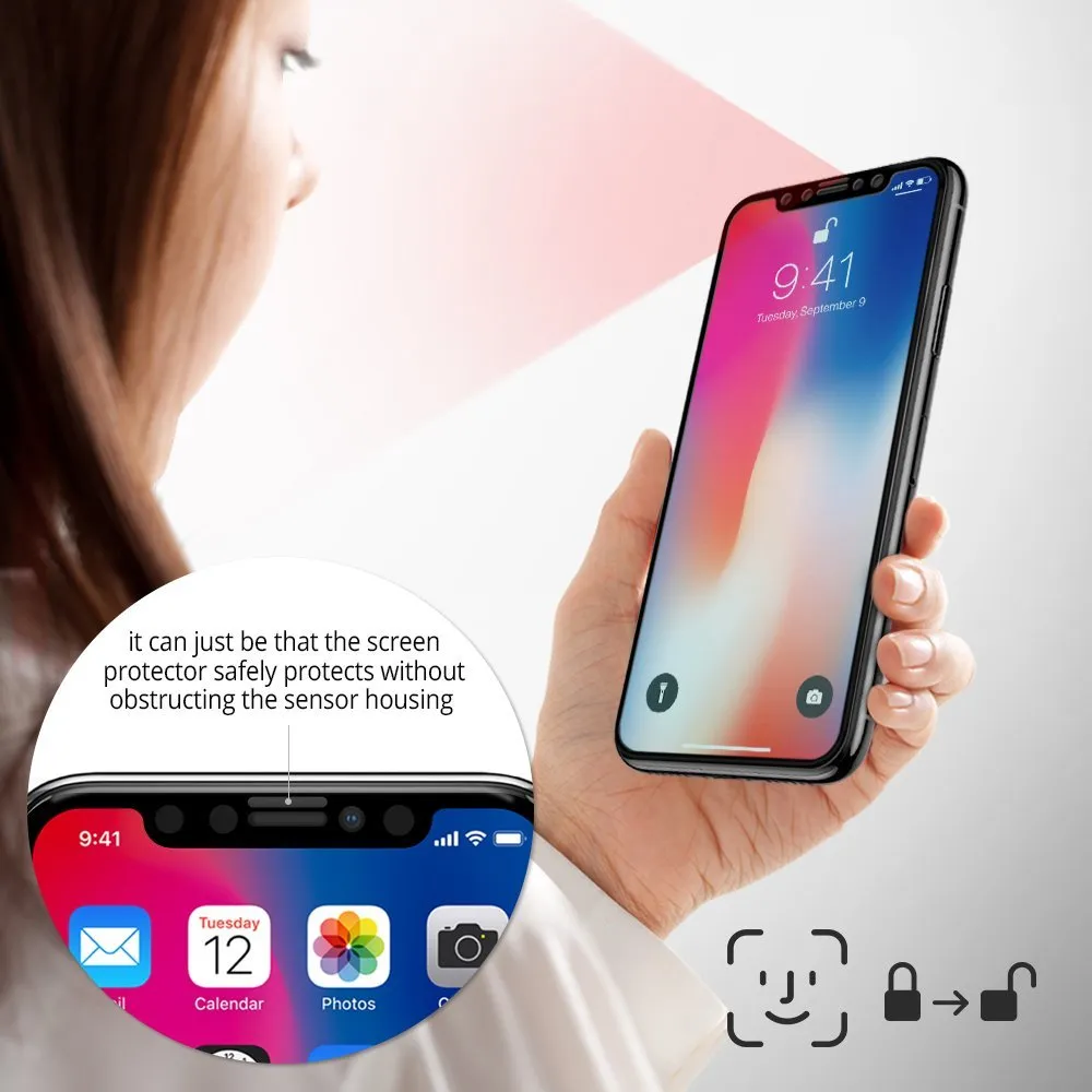 iPhone X Screen Protector | Full Cover Glass