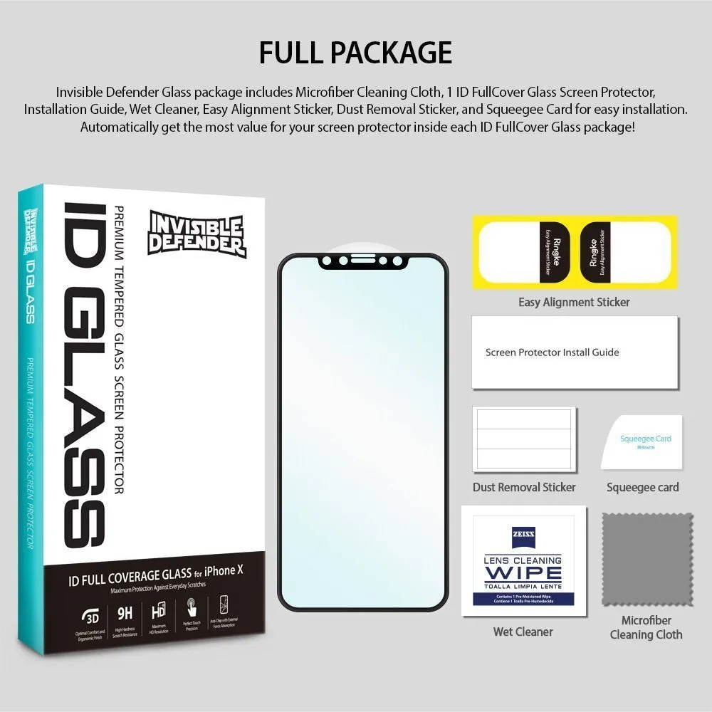 iPhone X Screen Protector | Full Cover Glass