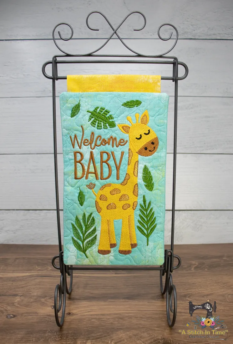 ITH Welcome Baby Mylar Mini Quilt