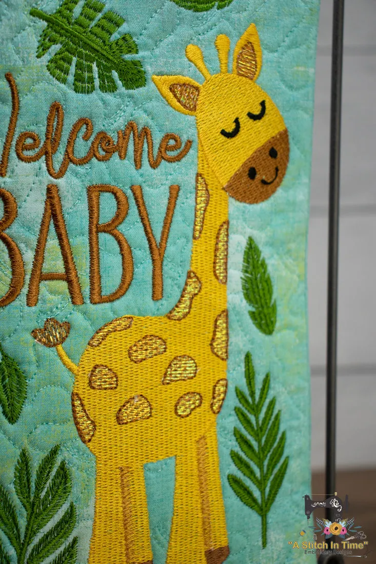 ITH Welcome Baby Mylar Mini Quilt