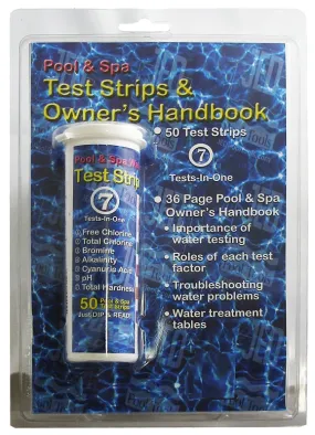 Jed Pool Tools 00-492 Pool Test Kit, 7-Way :EA: QUANTITY: 1
