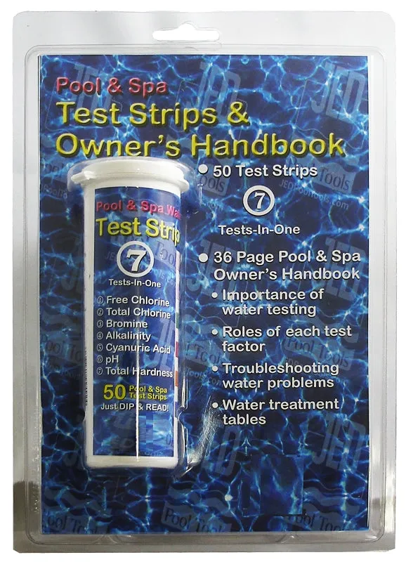Jed Pool Tools 00-492 Pool Test Kit, 7-Way :EA: QUANTITY: 1