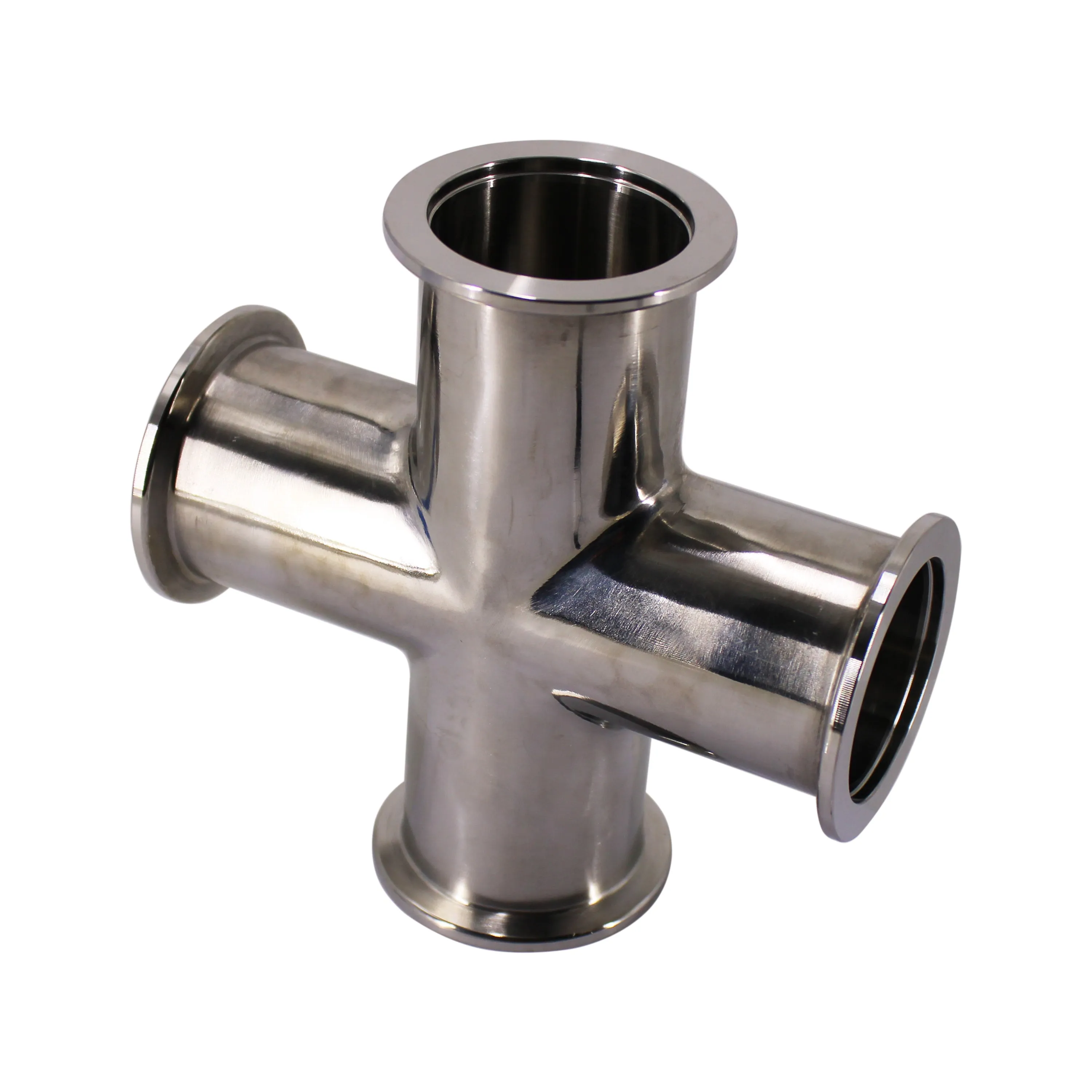 KF / NW 4 Way Cross Vacuum Fitting