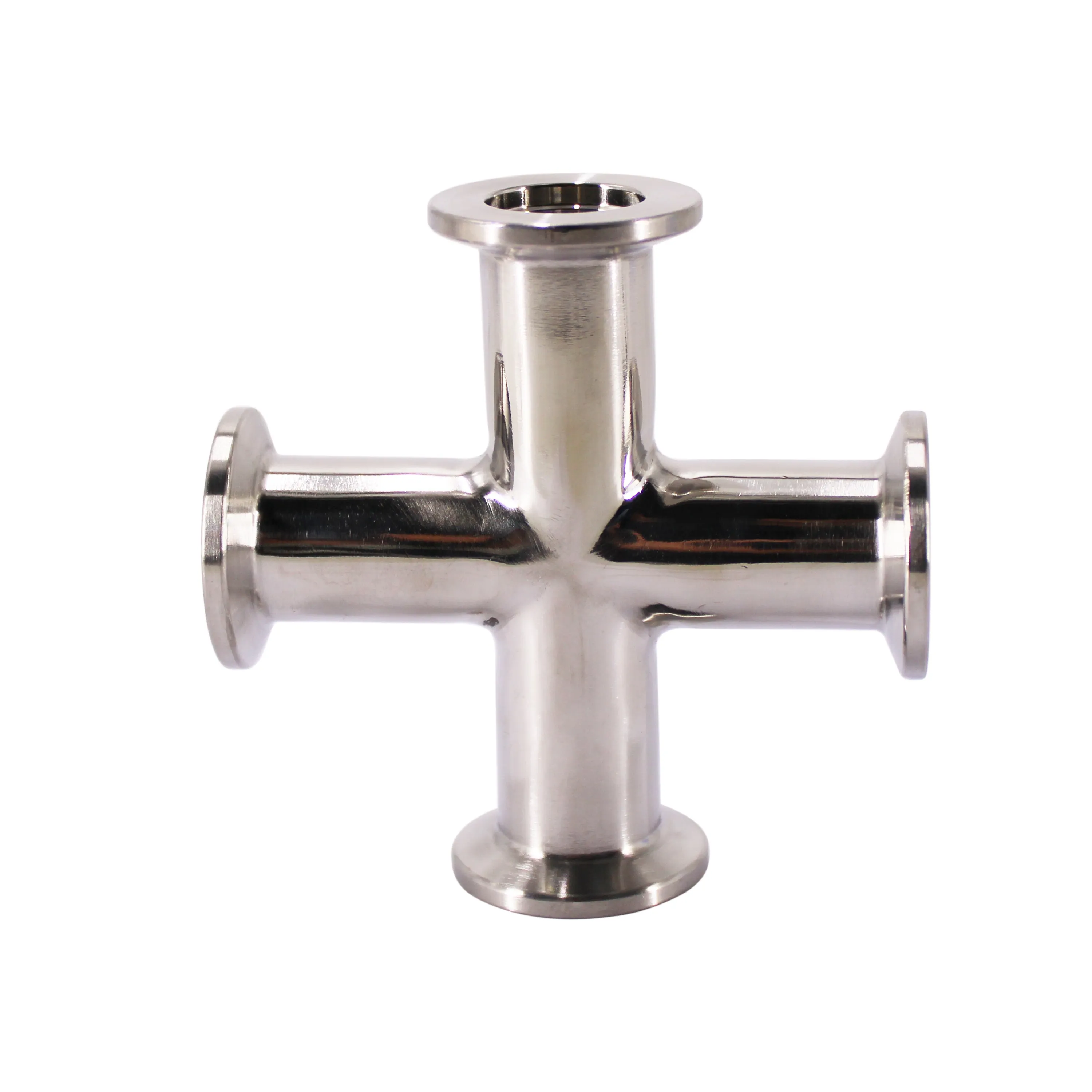 KF / NW 4 Way Cross Vacuum Fitting