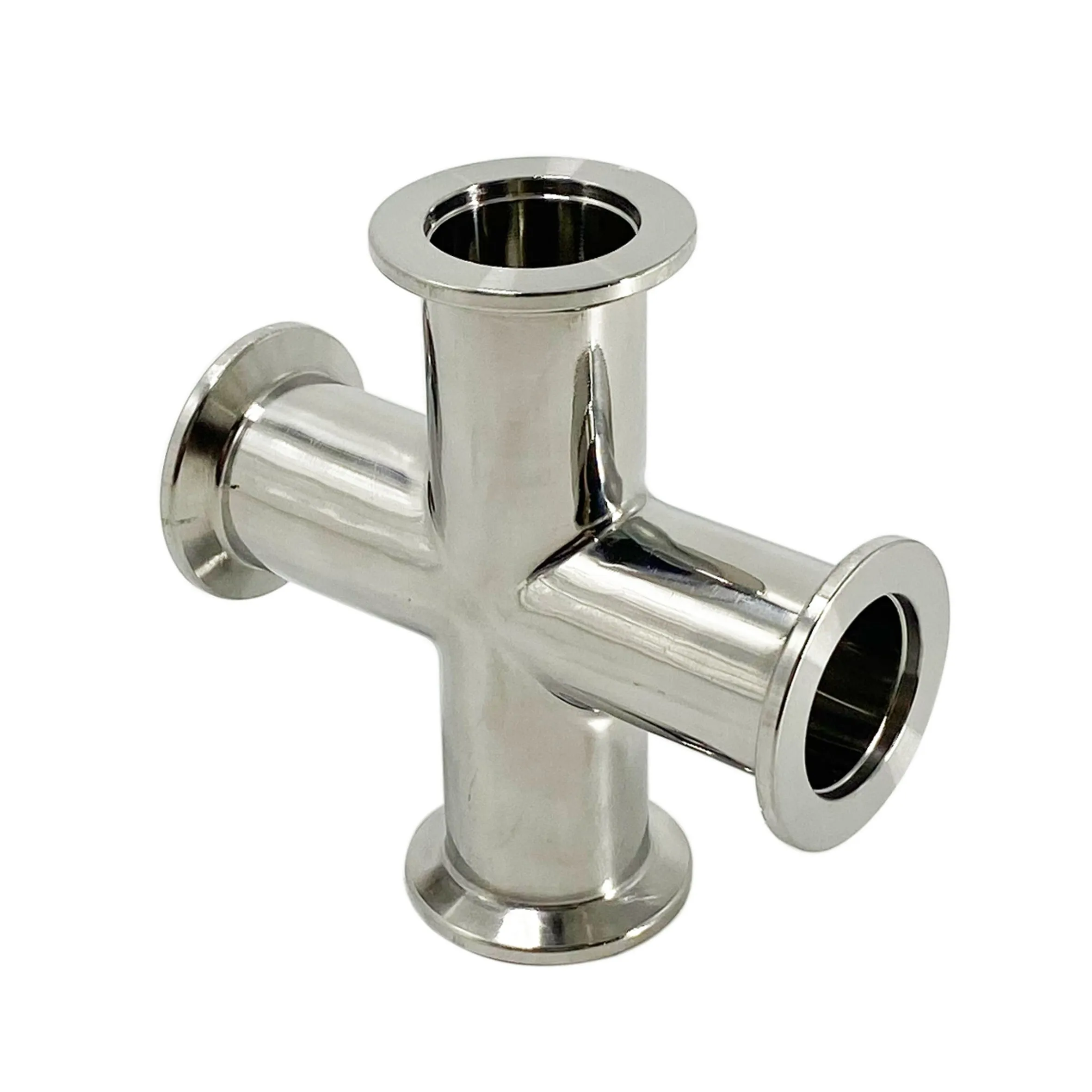 KF / NW 4 Way Cross Vacuum Fitting