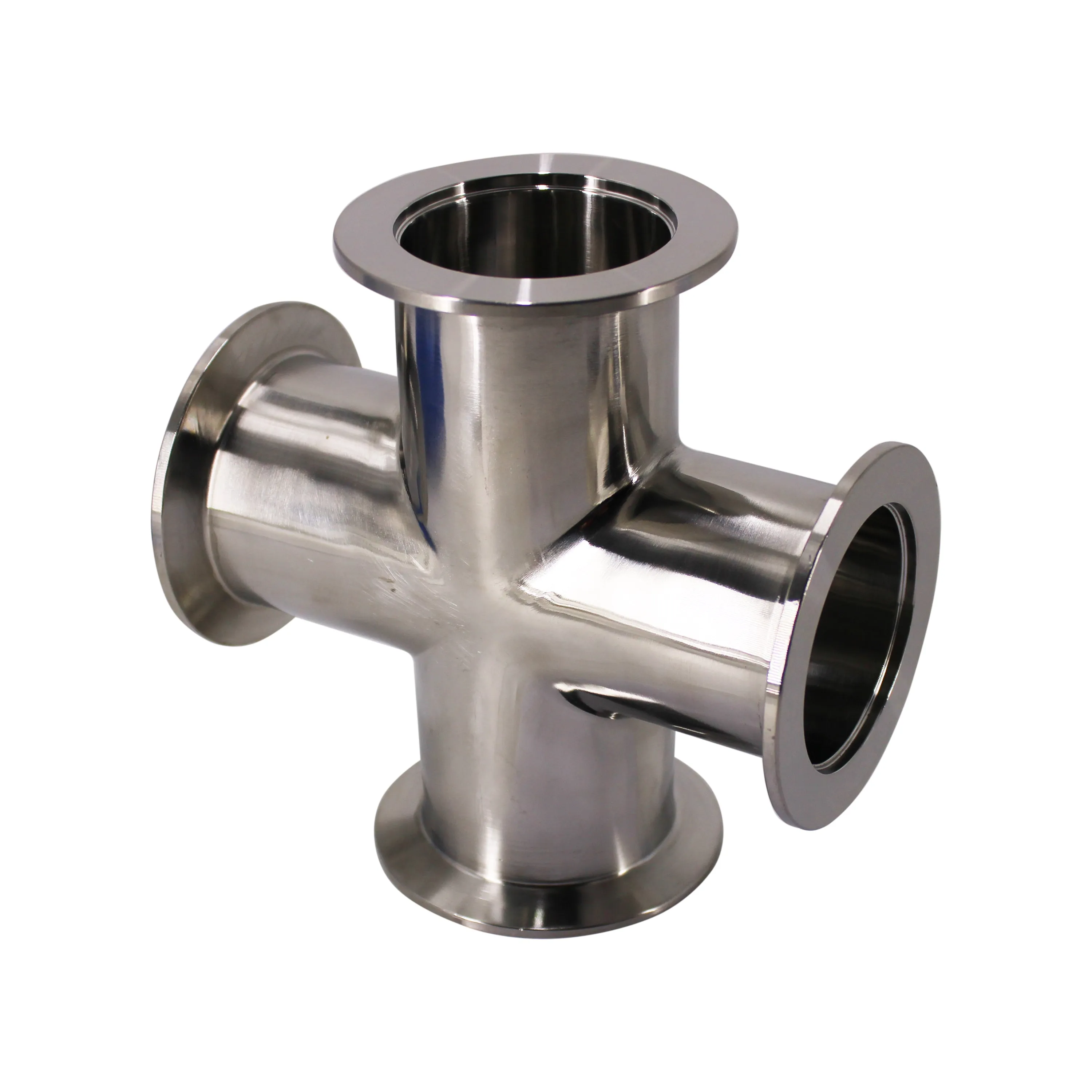 KF / NW 4 Way Cross Vacuum Fitting