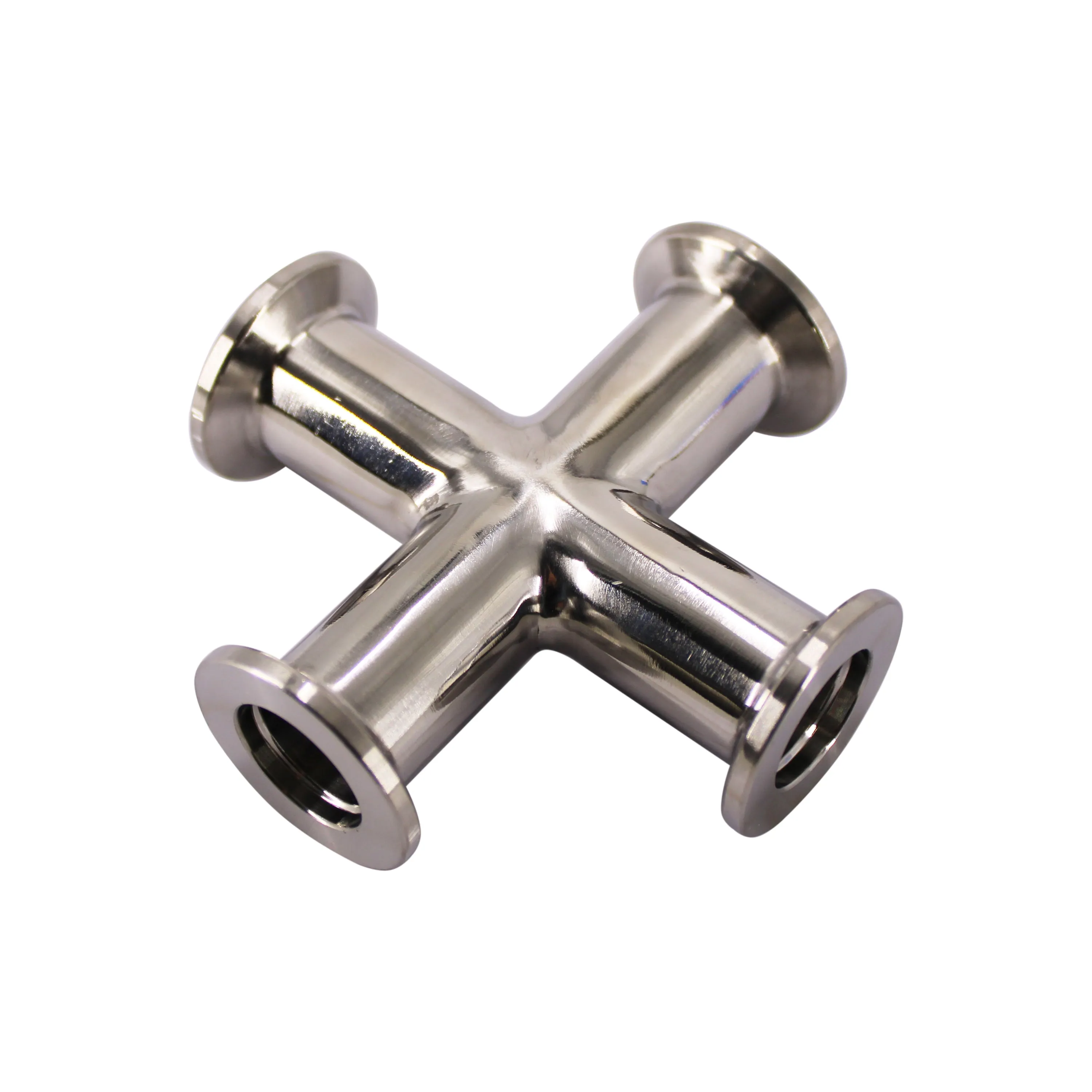 KF / NW 4 Way Cross Vacuum Fitting