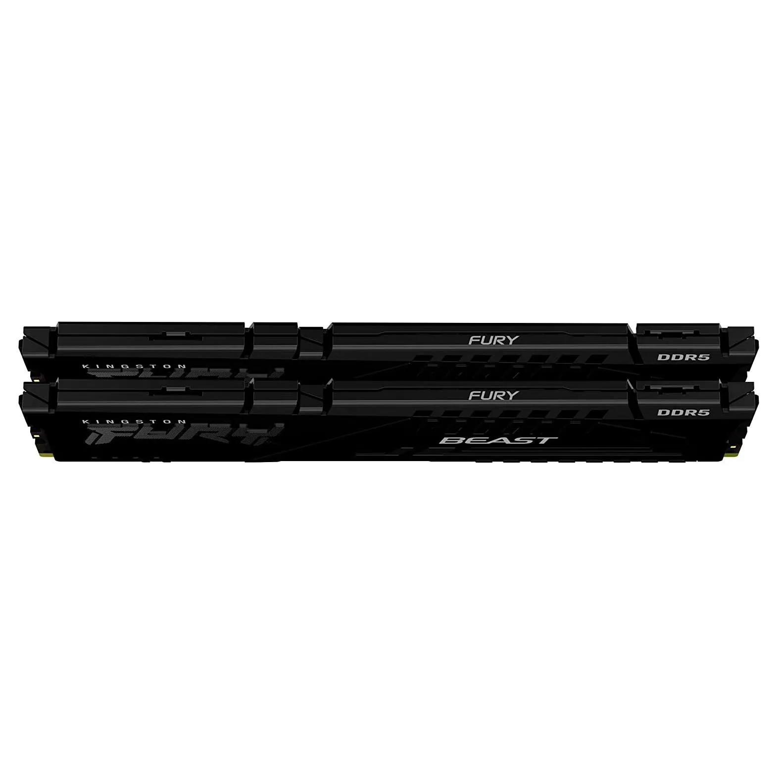 Kingston Fury Beast RAM, 32 GB DDR5 (2x16 GB), 5200 MHz, CL40, KF552C40BBK2-32, black