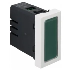 Legrand Arteor Indicator Unit With Transparent LED With Colored Lables 1M White 5724 52