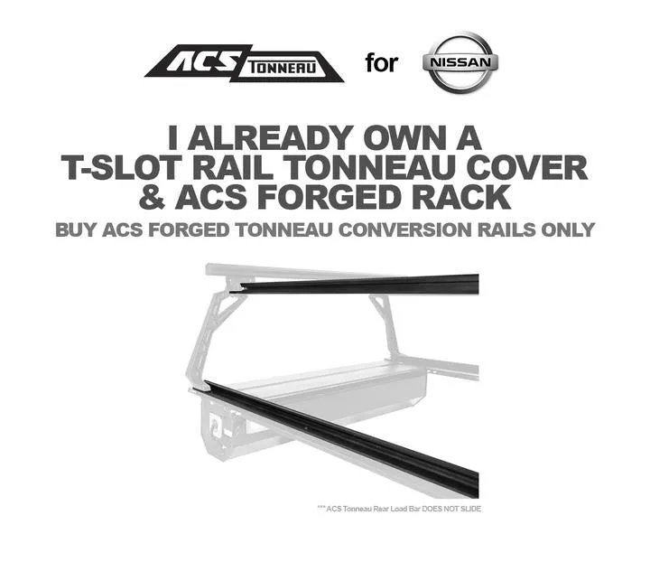 Leitner Designs ACS Forged Tonneau Rails Only For Nissan Titan 2004-2022