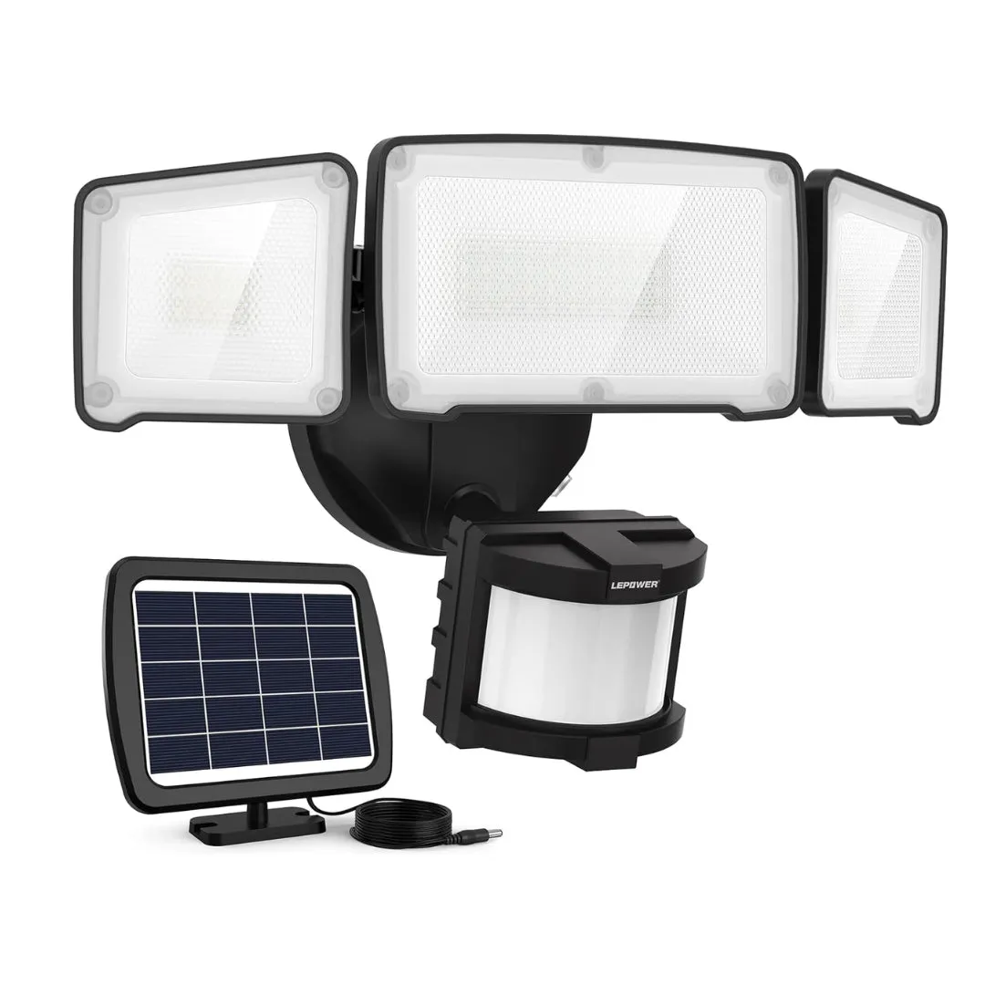Lepower-tec 1600LM Solar Motion Sensor Security Lights