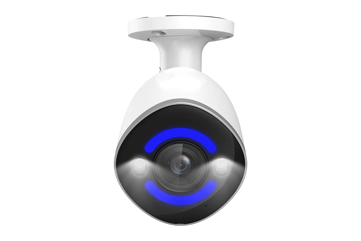 Lorex H15 4K Smart Security Lighting Deterrence Bullet AI PoE IP Wired Cameras