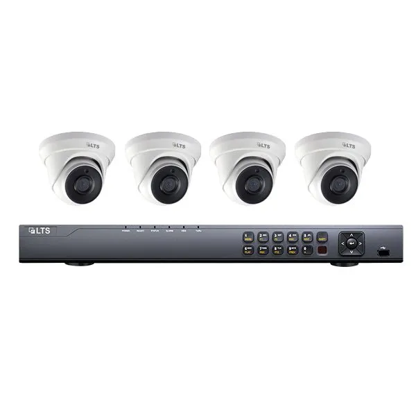 LTS LTD08KET4-1T 1TB 8-Channel Cameras Kit with 4 x 2MP 1080p Turret Cameras