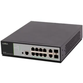 Luxul XMS-1208P 12-Port/8 PoE  Gigabit Managed Switch