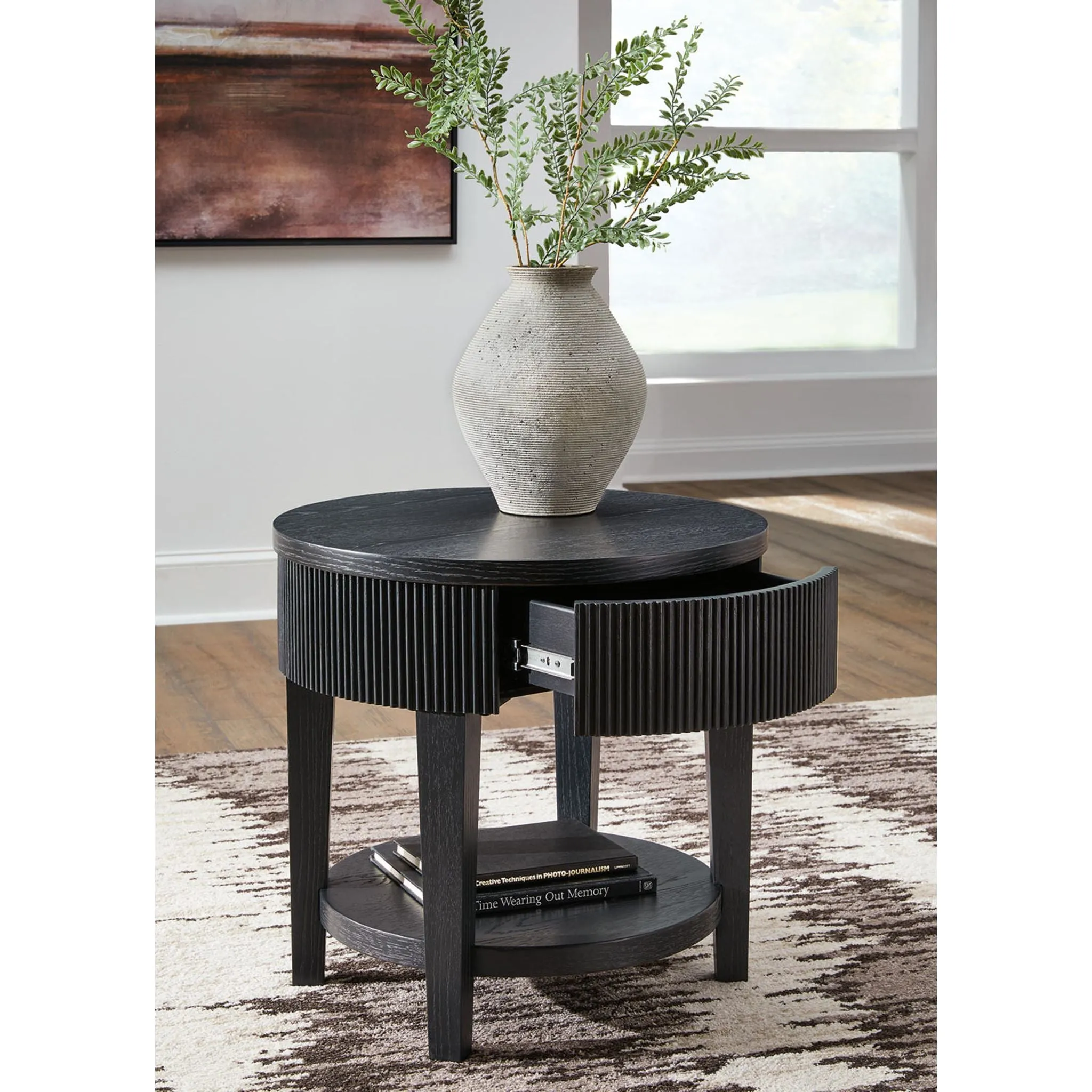 Marstream End Table - Black