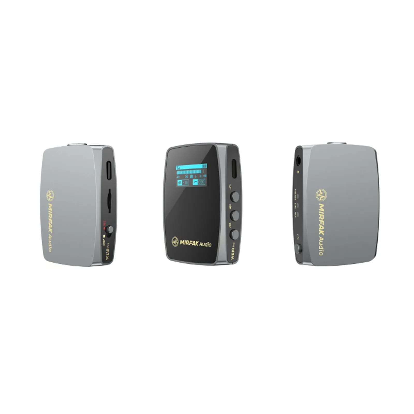 Mirfak WE10 Pro Wireless Microphone System Transmitter Receiver MFA11 Recording