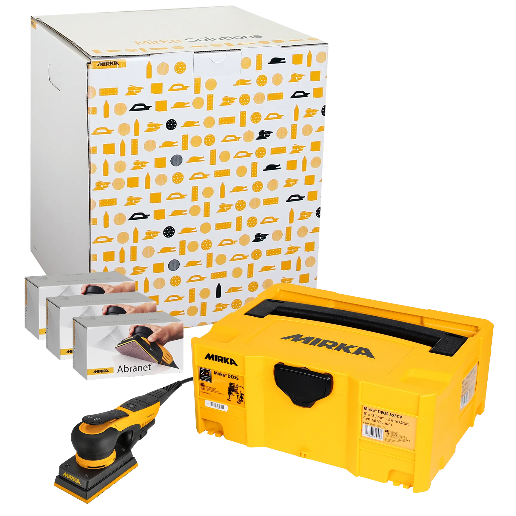 Mirka® DEOS II 81x133mm 230V Orbital Sander