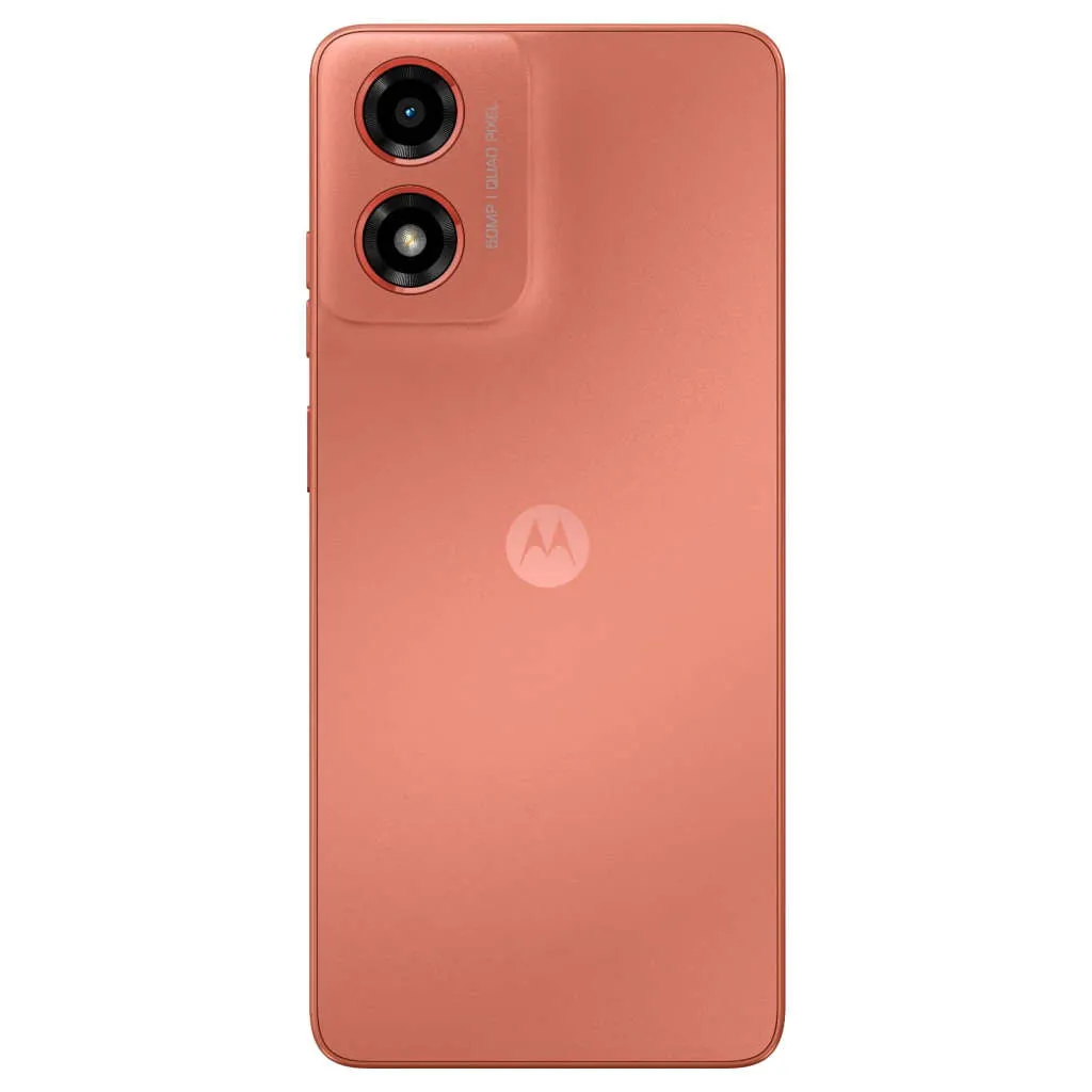 Motorola g04s Smartphone 4GB RAM 64GB Storage Sunrise Orange