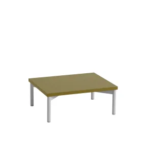 muuto | stacked storage system | podium with tube base 43.5cm | brown green   grey