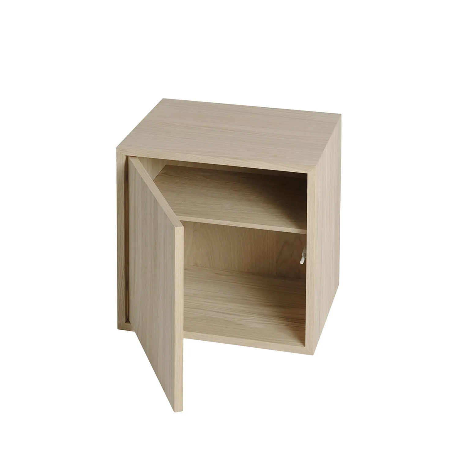 muuto | stacked storage system | shelf for module with door | oak