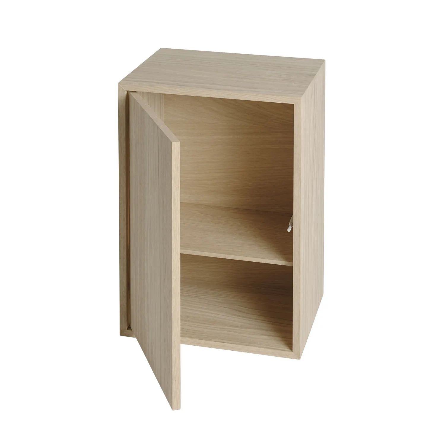 muuto | stacked storage system | shelf for module with door | oak
