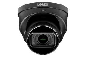 Nocturnal Series Lorex N4 - 4K IP Wired Dome Security Camera with Motorized Varifocal Lens, Real-Time 30FPS Recording and IK10 Vandal Proof