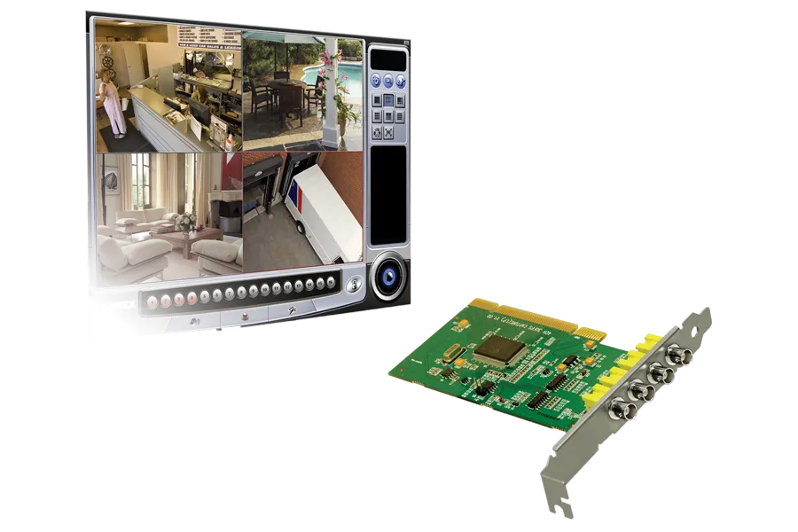 PC DVR card 4 channel