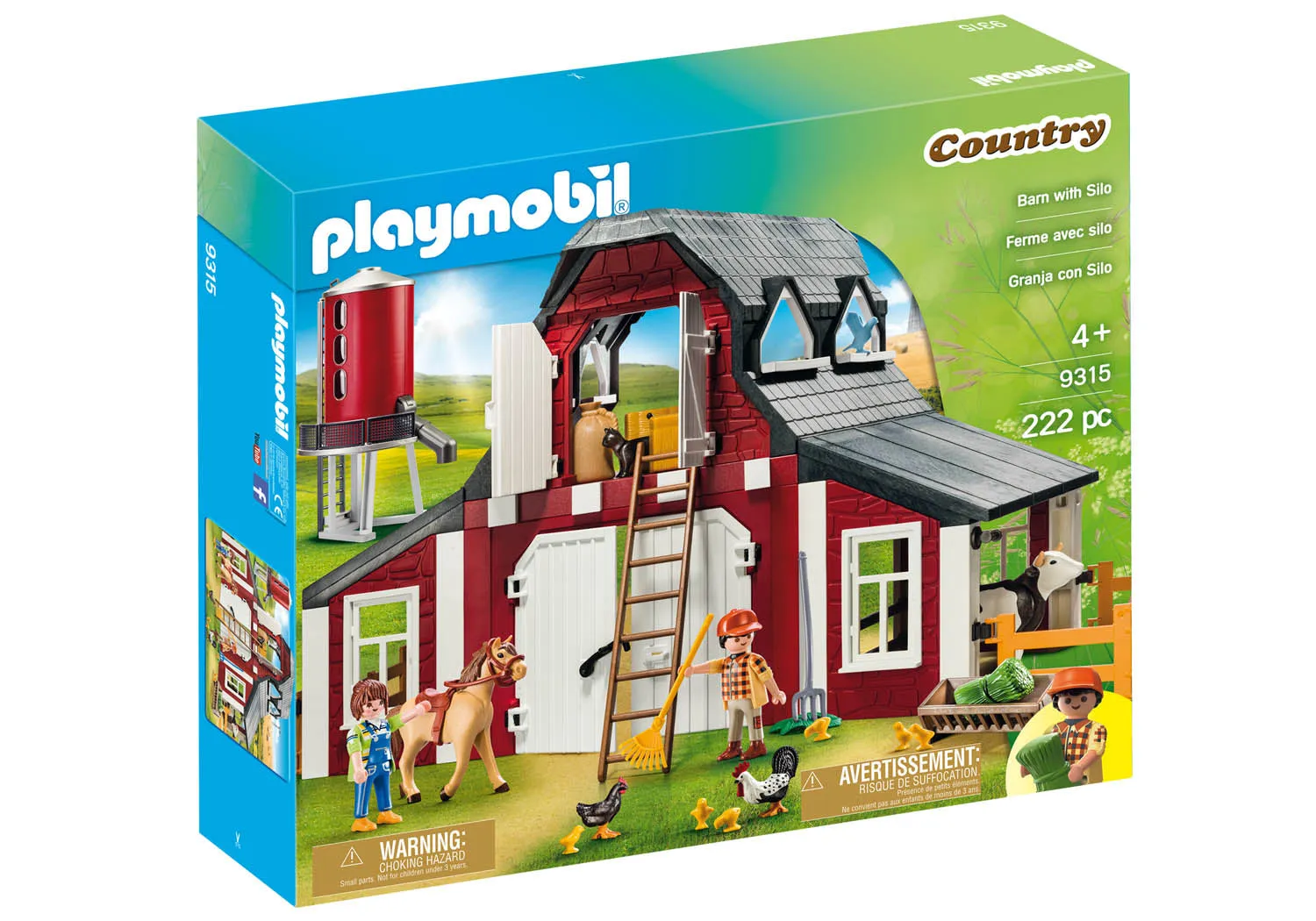 Playmobil Barn with Silo