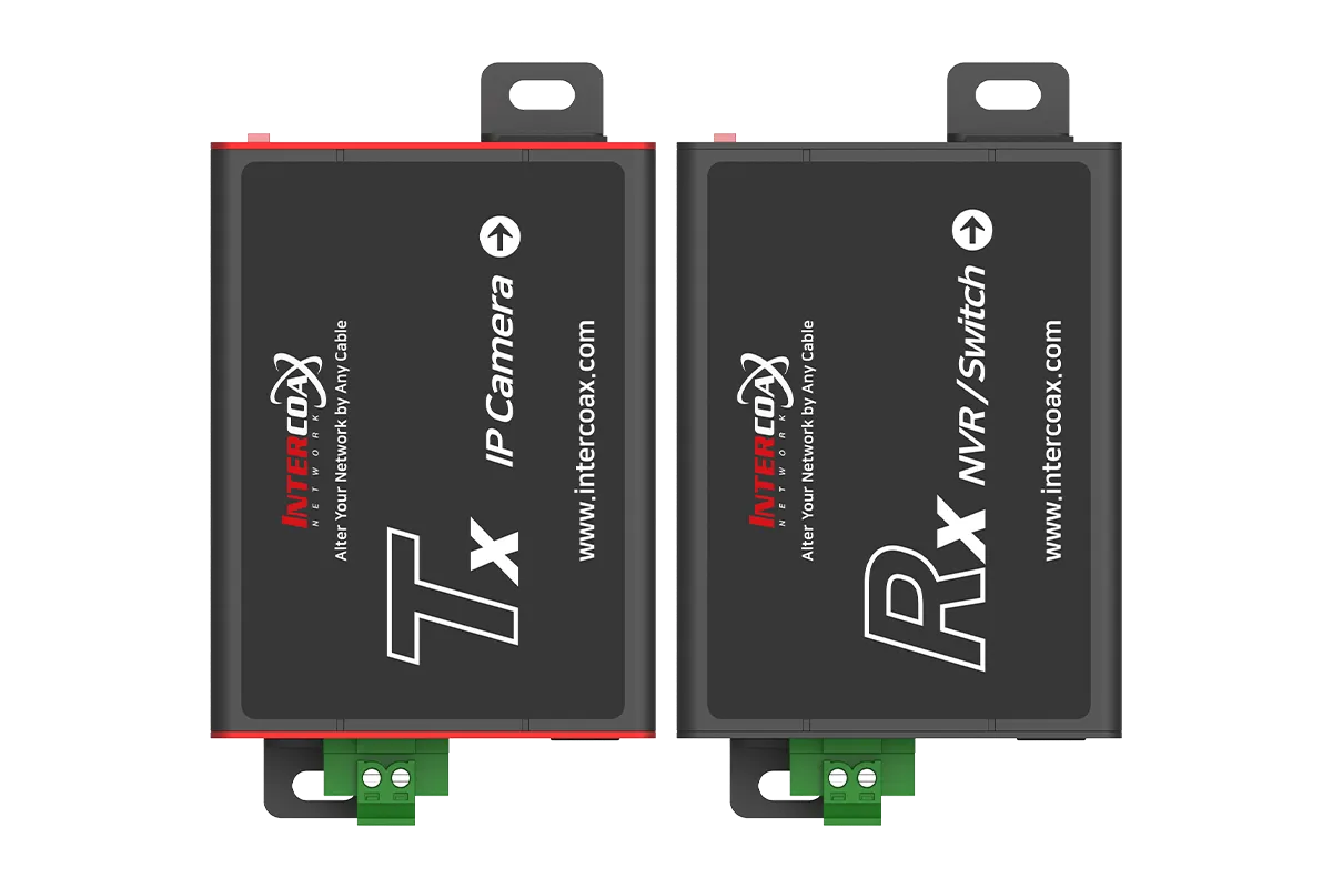 Professional Single Port IP & PoE over 2-Wire Set (600m/2000ft end-to-end converters)