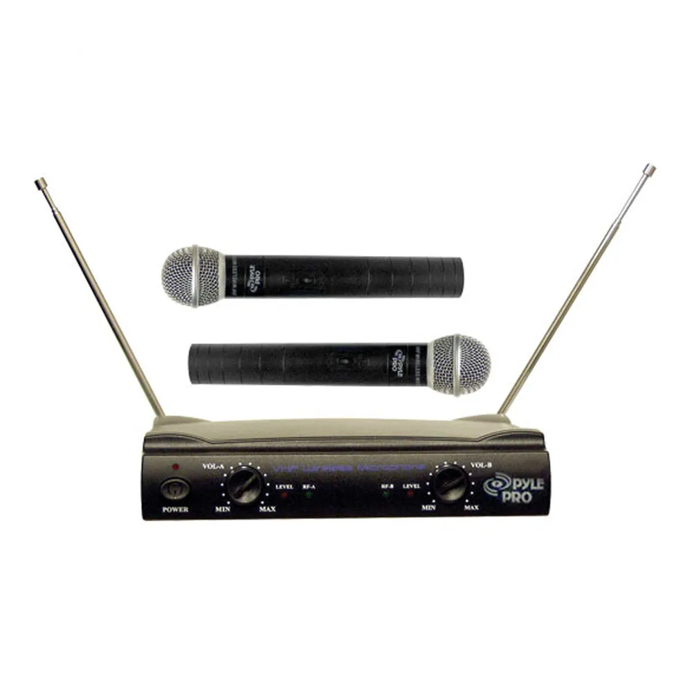 Pyle Dual VHF Wireless Microphone System