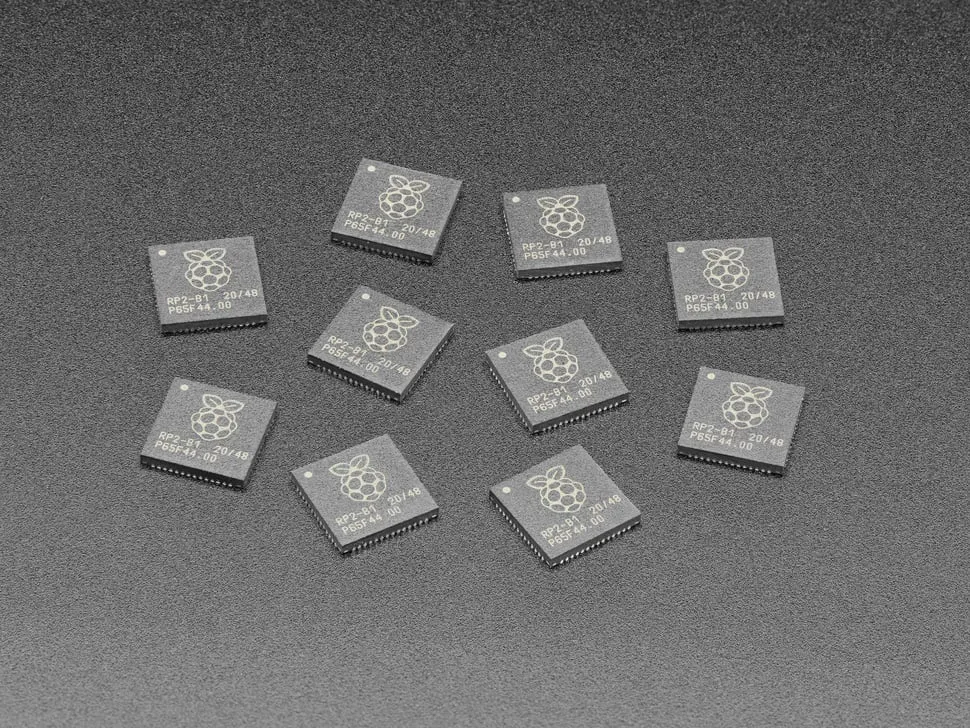Raspberry Pi RP2040 Microcontroller - Surface Mount Chips