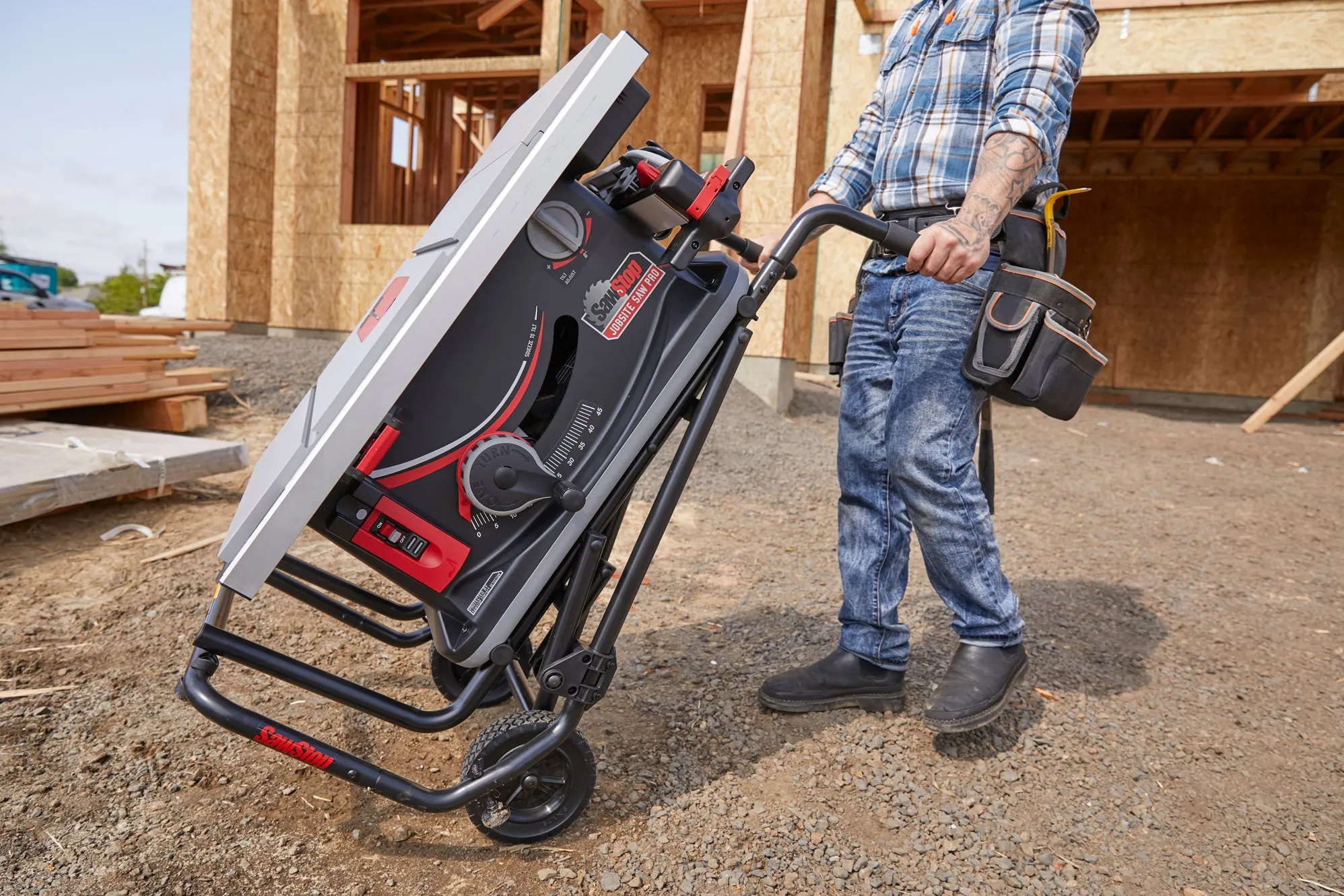 SawStop Jobsite Saw PRO 1.5HP, 120V, 60Hz Includes Brake Cartridge & Dust Guard JSS-120A60 (DCE)